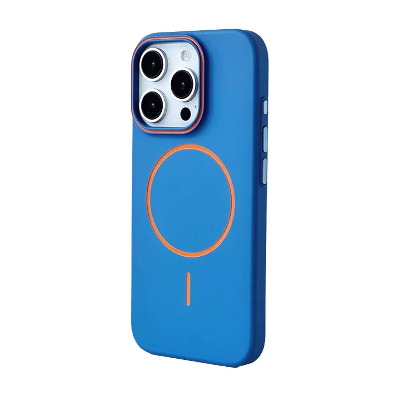 Ultrathin Hit Color Magsafe Case for Iphone 16 17 15 14 13 12 Pro Max plus 17 Air Magnetic Wireless Charging Matte Hard PC Cover