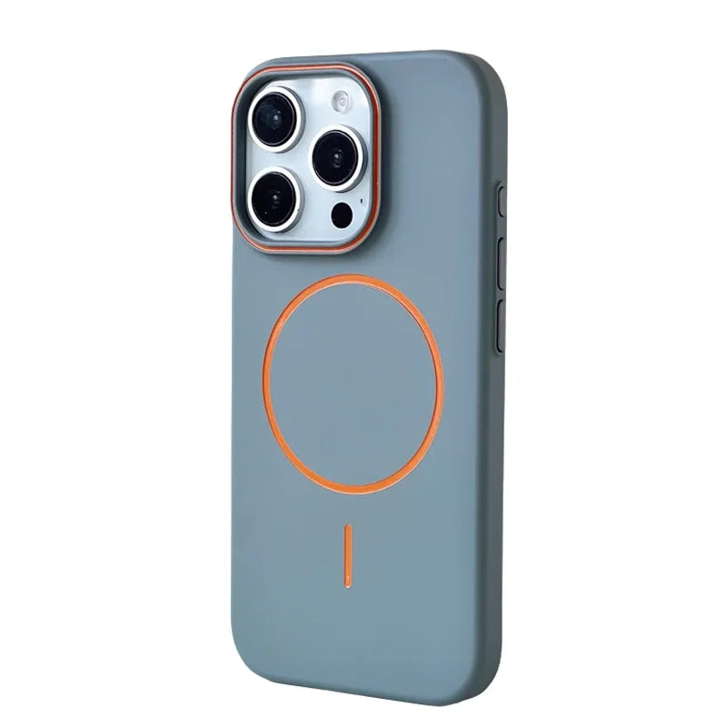 Ultrathin Hit Color Magsafe Case for Iphone 16 17 15 14 13 12 Pro Max plus 17 Air Magnetic Wireless Charging Matte Hard PC Cover