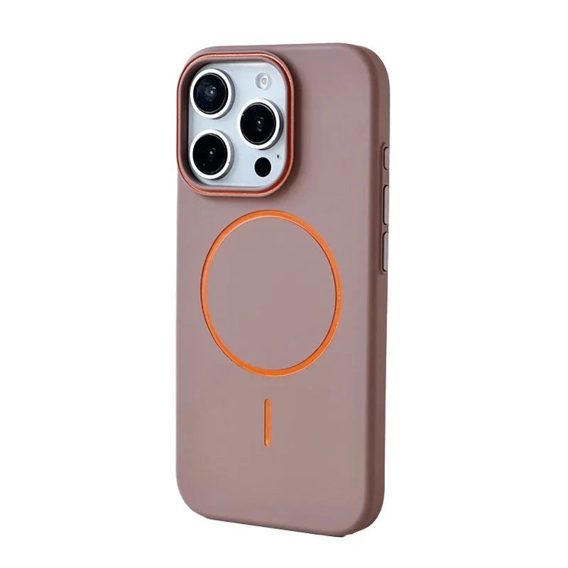 Ultrathin Hit Color Magsafe Case for Iphone 16 17 15 14 13 12 Pro Max plus 17 Air Magnetic Wireless Charging Matte Hard PC Cover